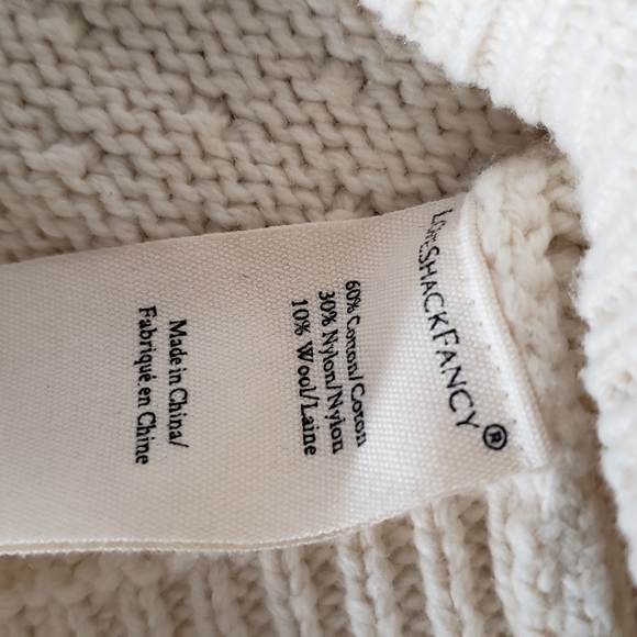 SOLD - NWT LoveShackFancy Kenzly Pullover Sweater - LOVE SHACK FANCY - Picture 8 of 9